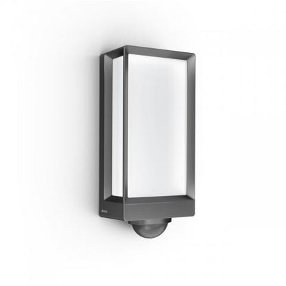 Steinel L 42 SC Outdoor Porch Sensor Light  13W Bluetooth Enabled Anthracite Wall Light - With Sensor & With Bluetooth