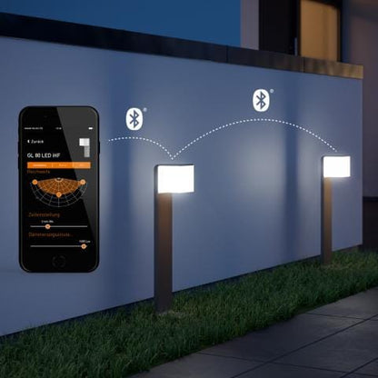 Steinel GL 80 LED iHF Outdoor Path Light – Smart Bluetooth Sensor-Controlled Lighting via App