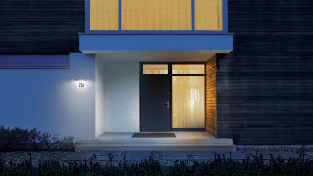 Steinel Xsolar SOL-O HN, Sensor Solar Light, Illuminated House Number