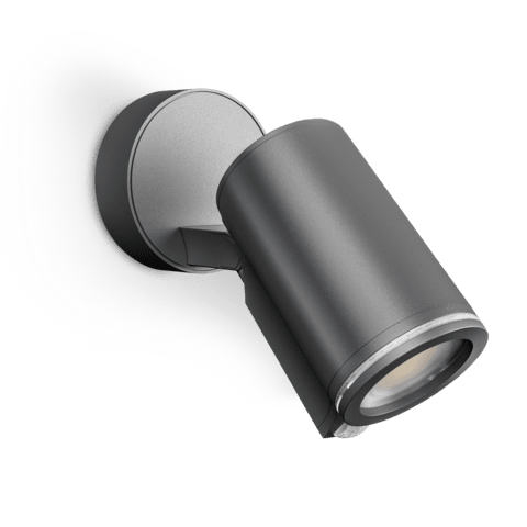 Steinel Spot One Outdoor LED Spotlight, 7W, Anthracite Aluminium, Bluetooth-Enabled