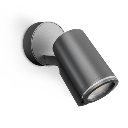 Steinel Spot One SC Outdoor LED Spotlight, 7W, Anthracite Aluminium - With Sensor & Bluetooth