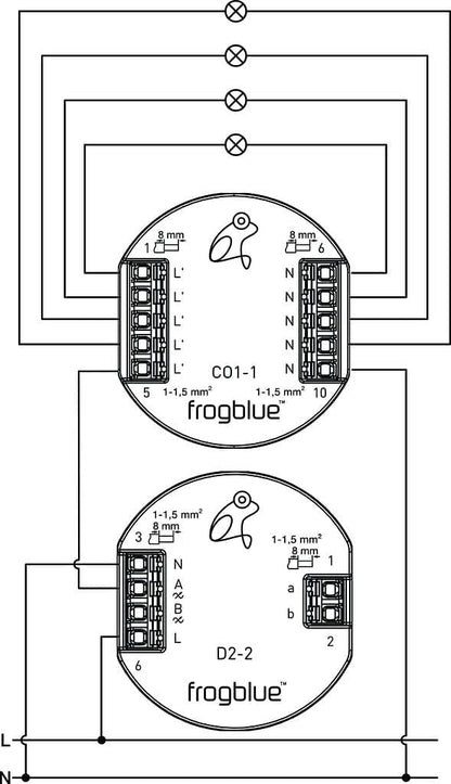 Smart LED leakage discharger - frogConnect