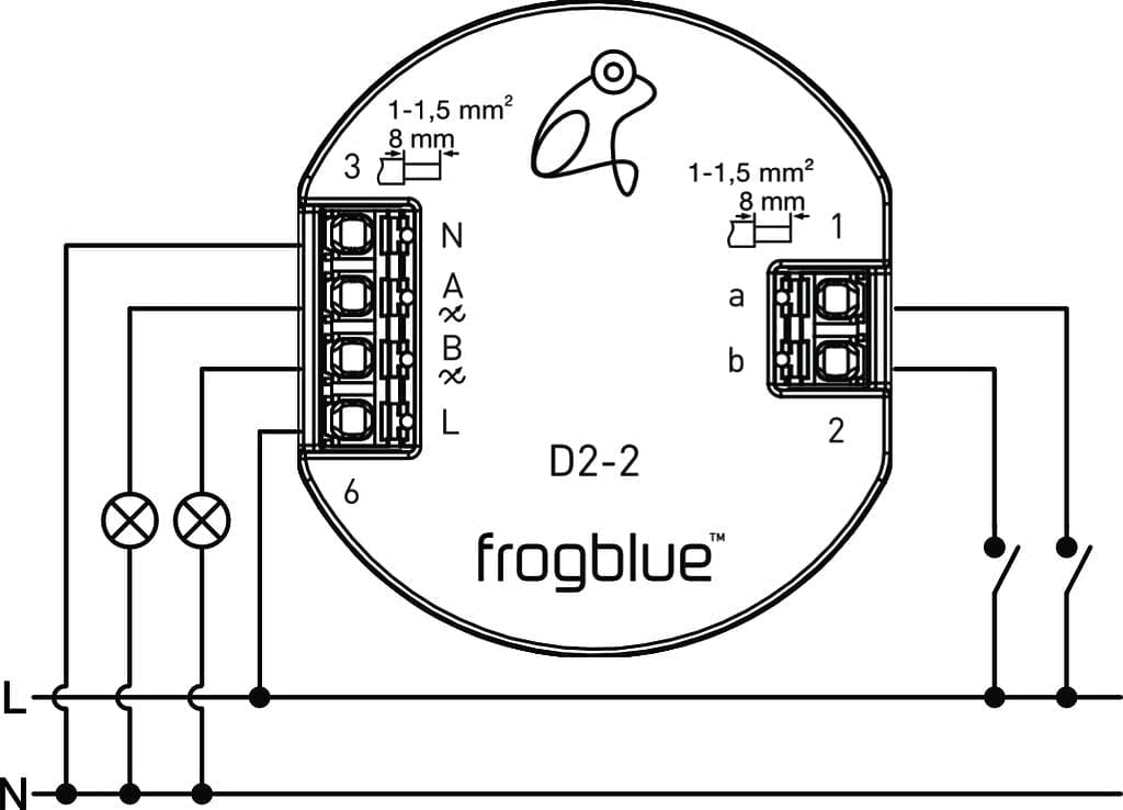 Smart Dimmer Switch - frogDim2-2