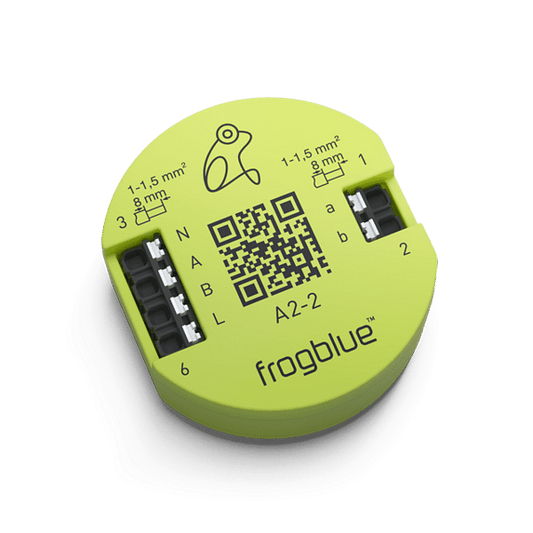 Smart Lighting Switch 2 x Relay (2 inputs) - frogAct2-2