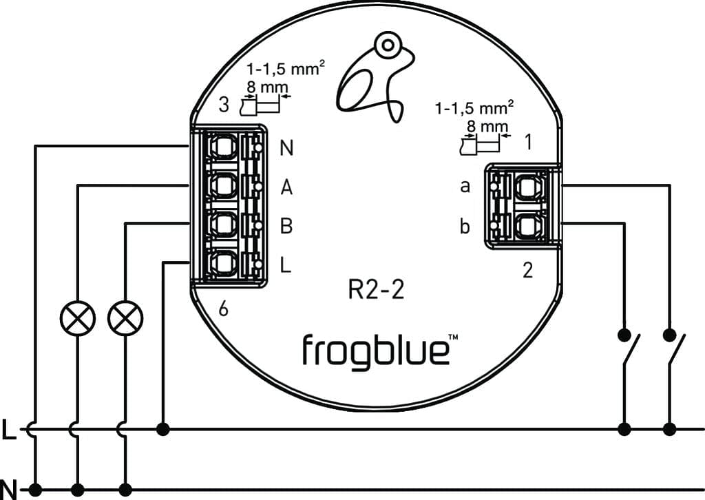 Shutter/Blinds Relay - frogRelay2-2